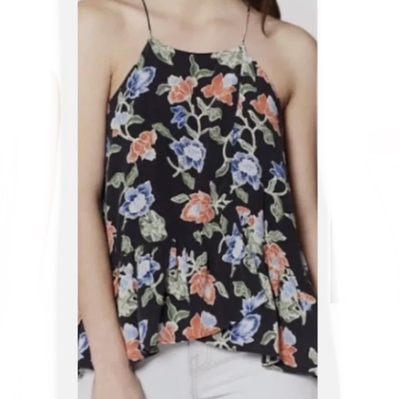 Brand New Women’s Joie SILK Floral Halter Top Blouse - Picture 3 of 7